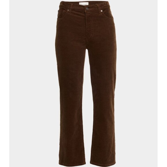 FRAME Le Sleek Straight Corduroy Jeans - NWT - Size 26 - Picture 1 of 7